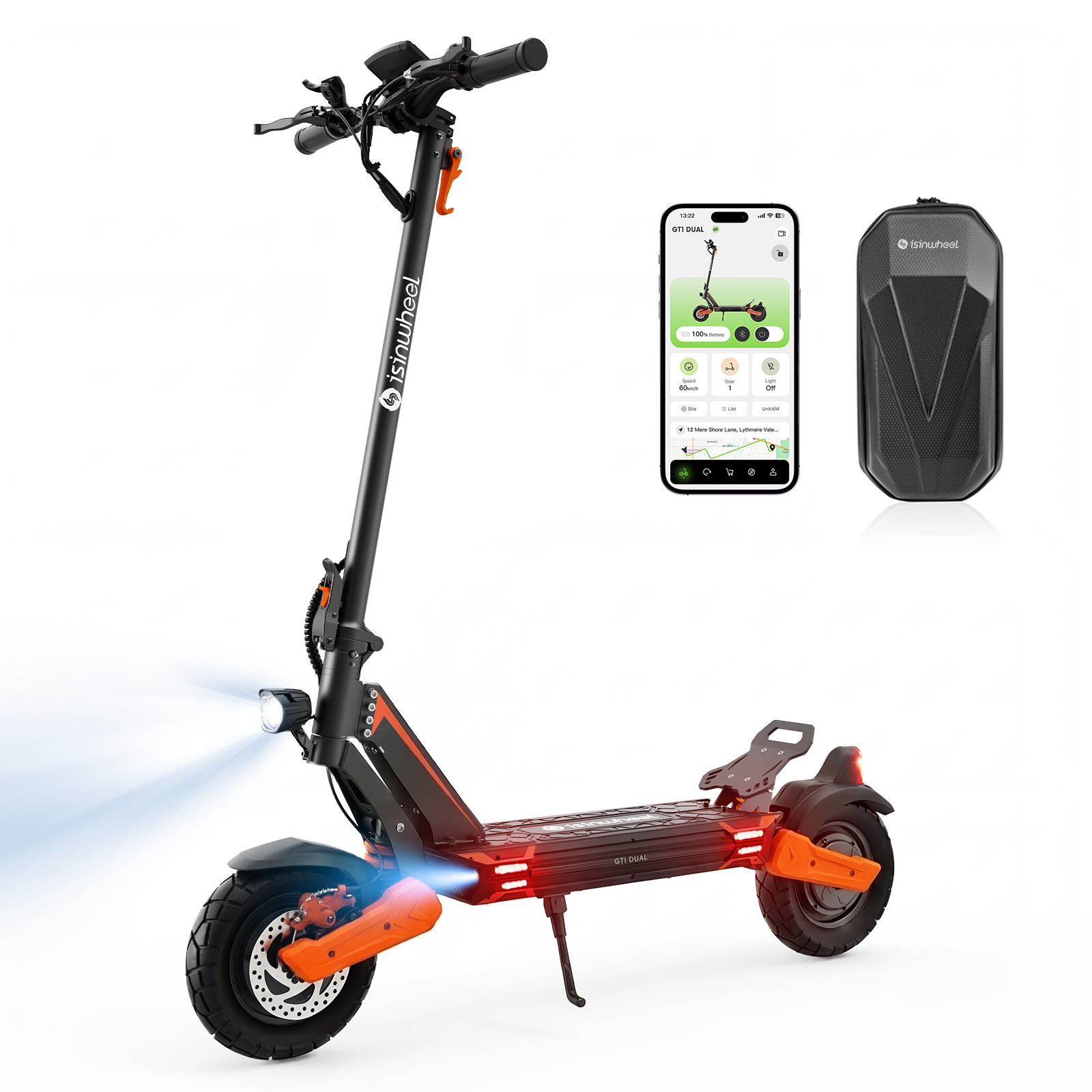 isinwheel® GT1 Off Road Electric Scooter 800W