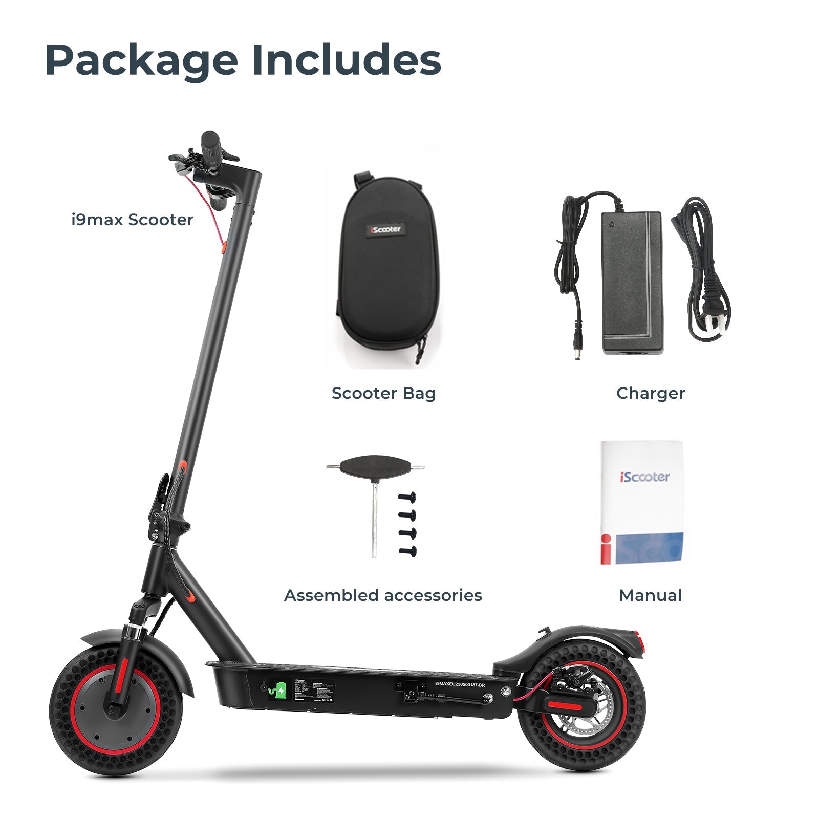 iScooter i9Max 500W Electric Scooter