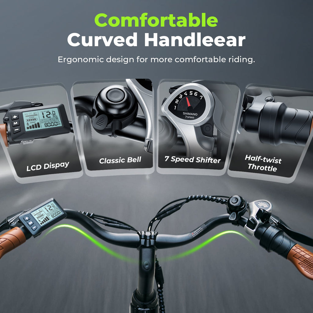 isinwheel UCity/U4 Electric Commuter Cruiser Bike