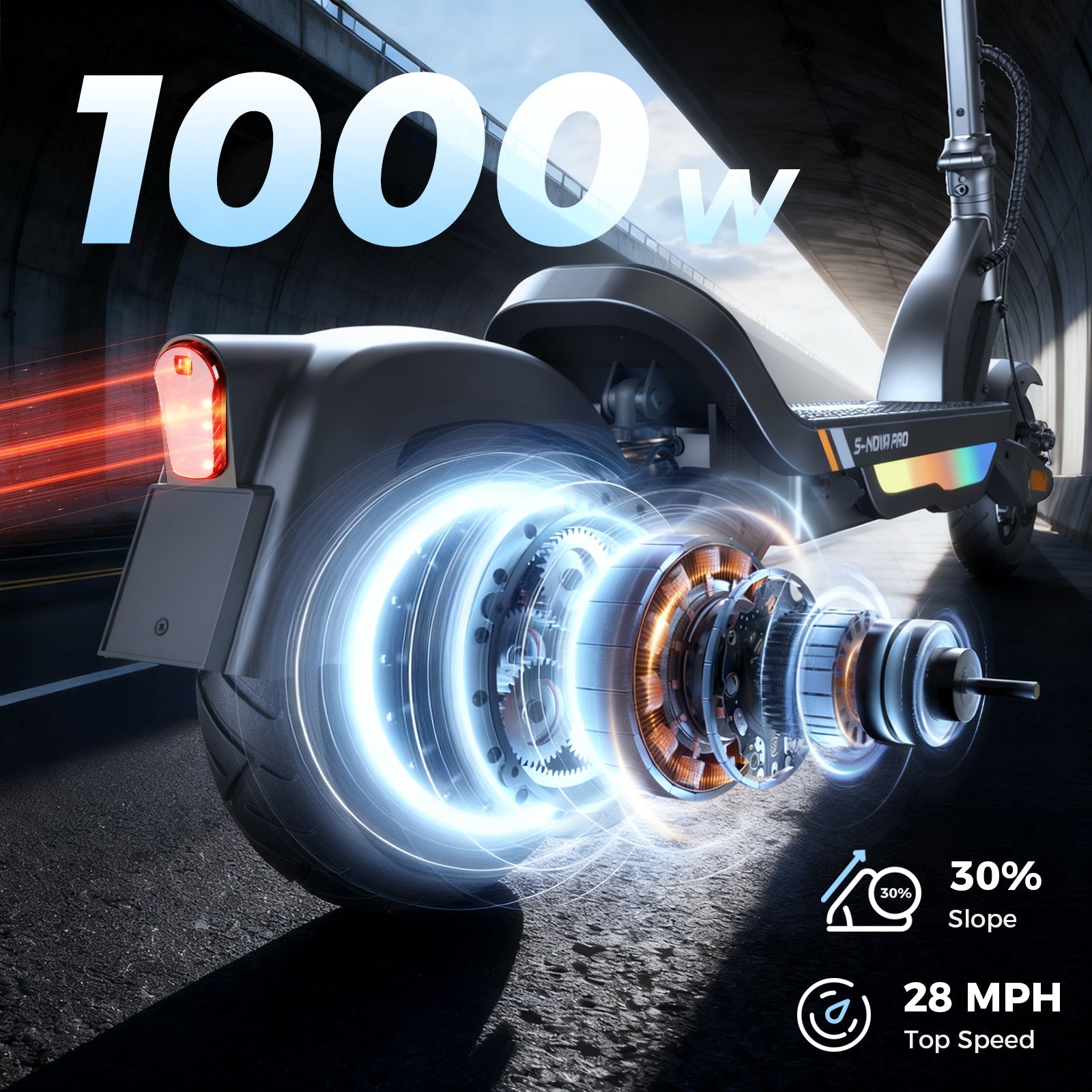 isinwheel® S-NOVA PRO Electric Scooter