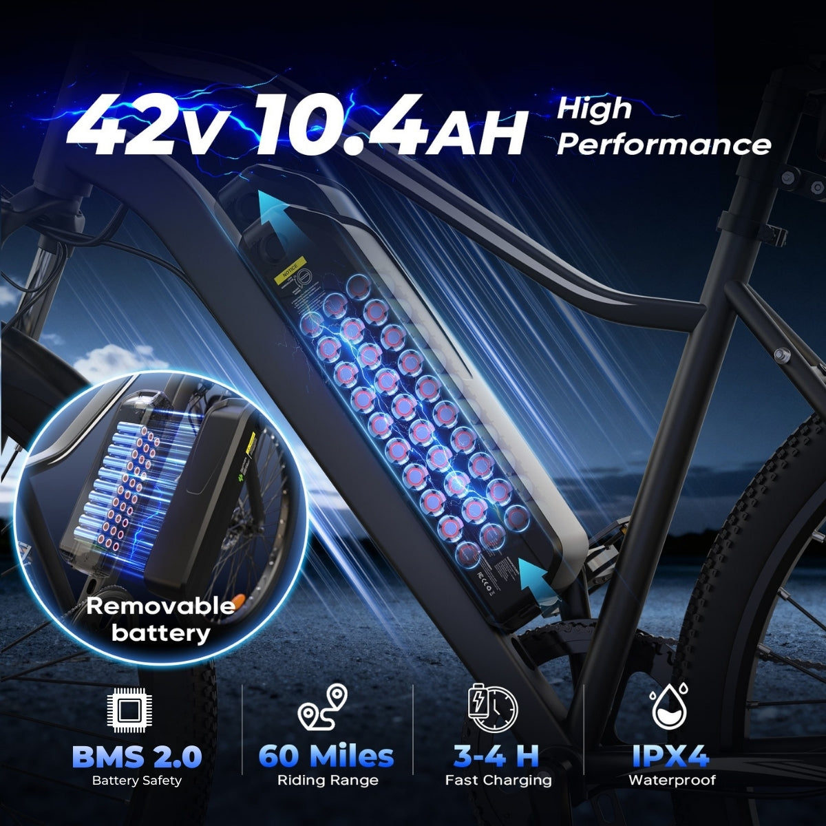 iSinwheel EB3 750W Electric Bike E-MTB