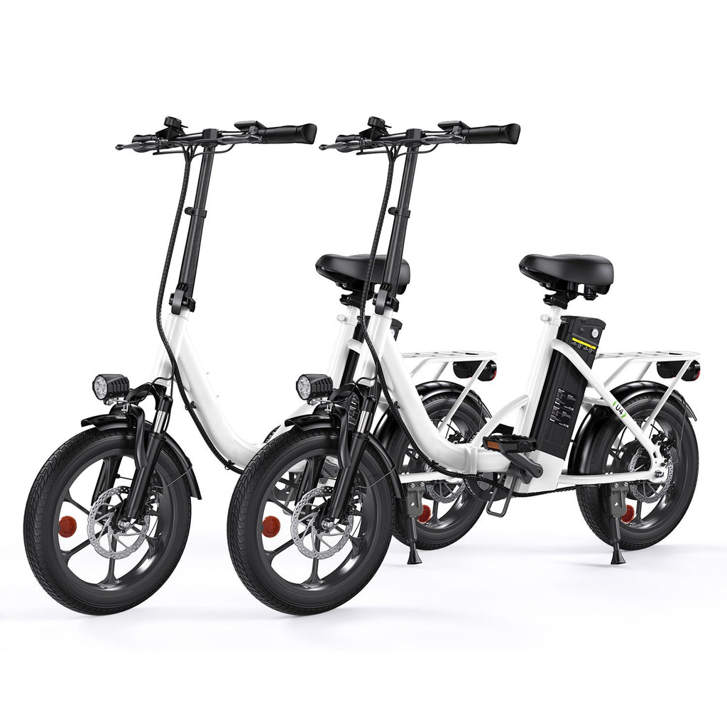 iSinwheel U4 Foldable Step-thru Electric Bike 500w 55Miles Range