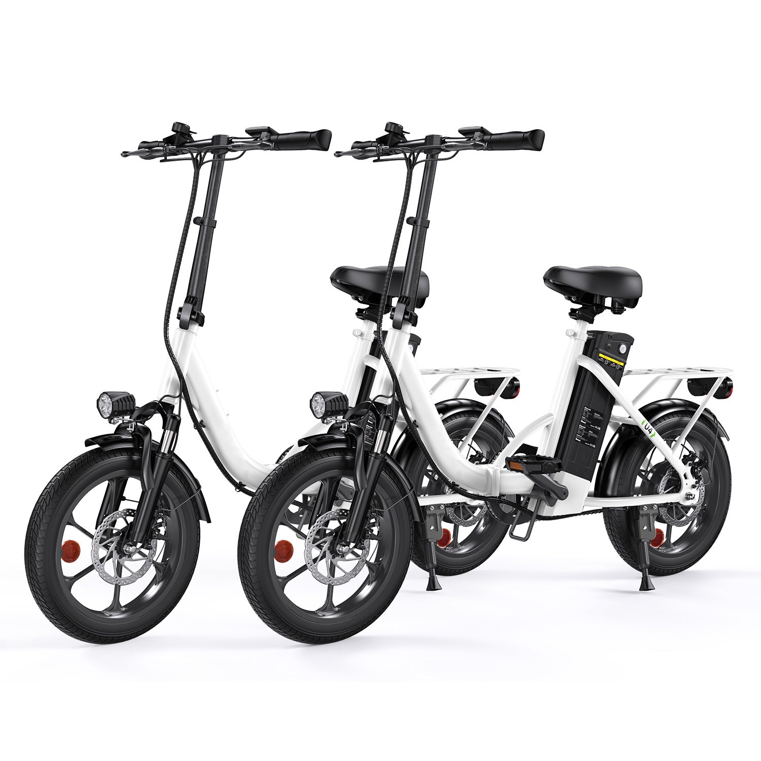iSinwheel U4 Foldable Step-thru Electric Bike 500w 55Miles Range