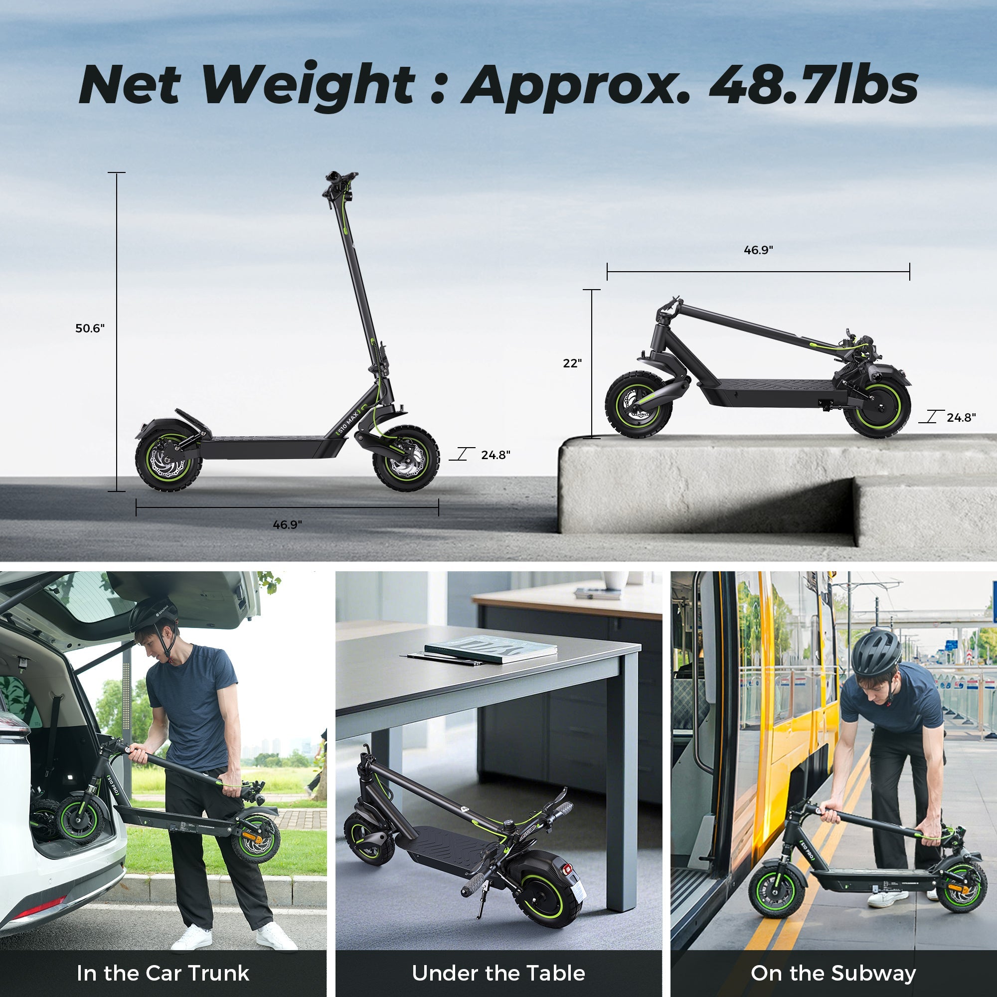 isinwheel® S10MAX SUV Electric Scooter