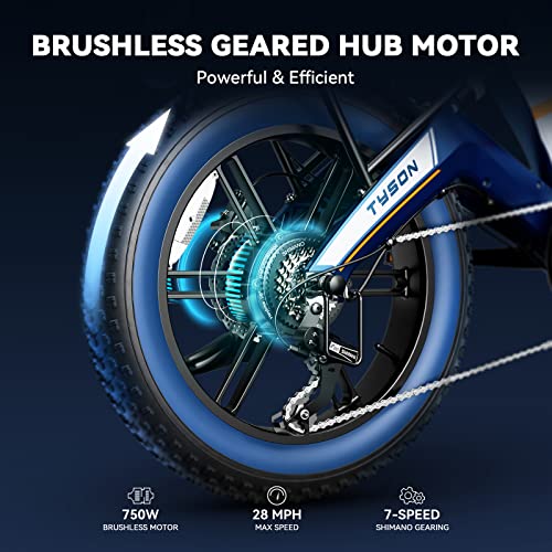Heybike Tyson Folding Electric Bike Unibody Magnesium Alloy 750W 28MPH 20'' Fat Tire