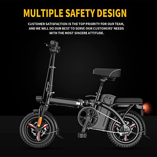 EBKAROCY Ebikes for Adults, 400W Motor 22MPH Max Speed, 14” Tire