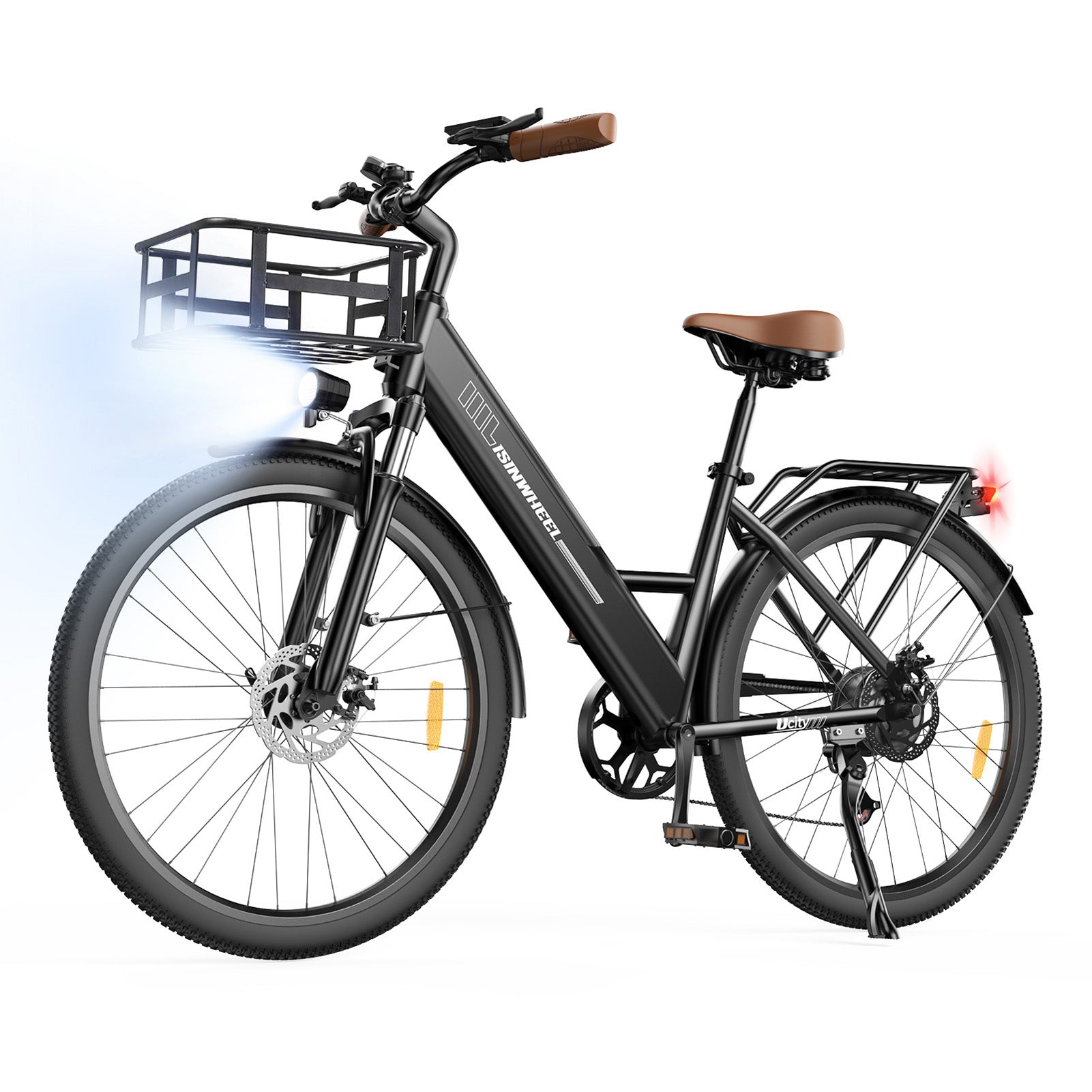 isinwheel UCity/U4 Electric Commuter Cruiser Bike