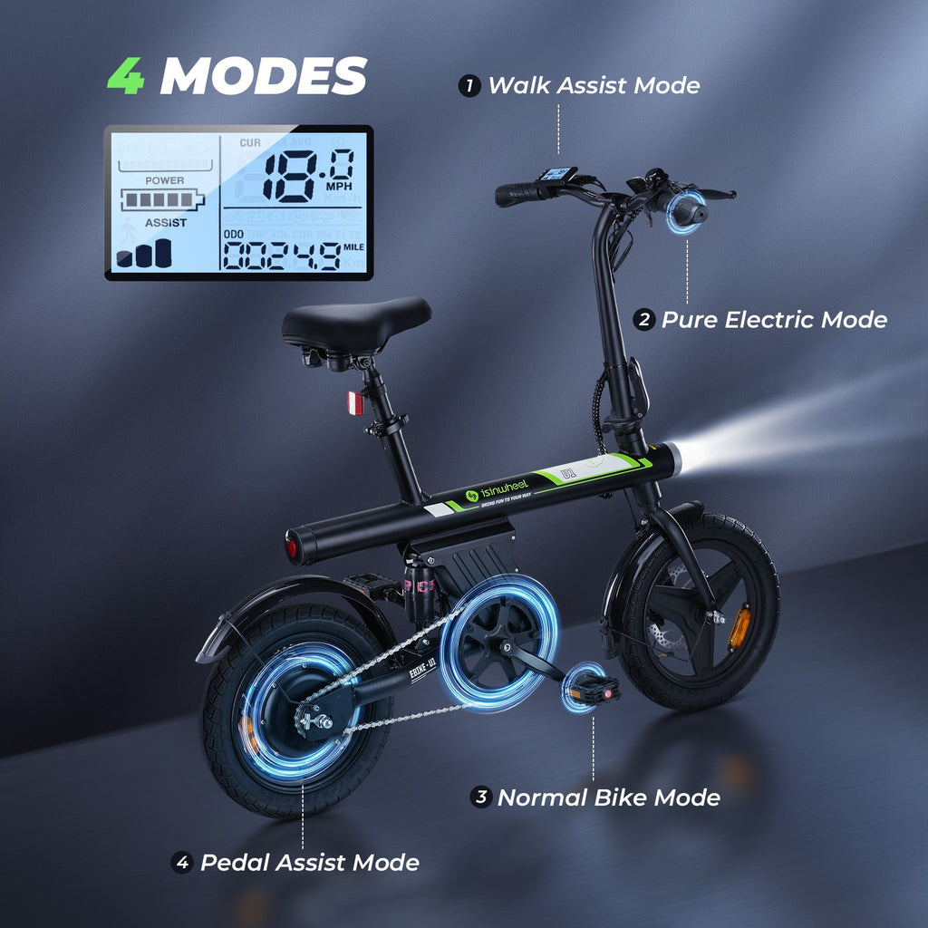 iSinwheel  U1 Commuter Electric Bicycle