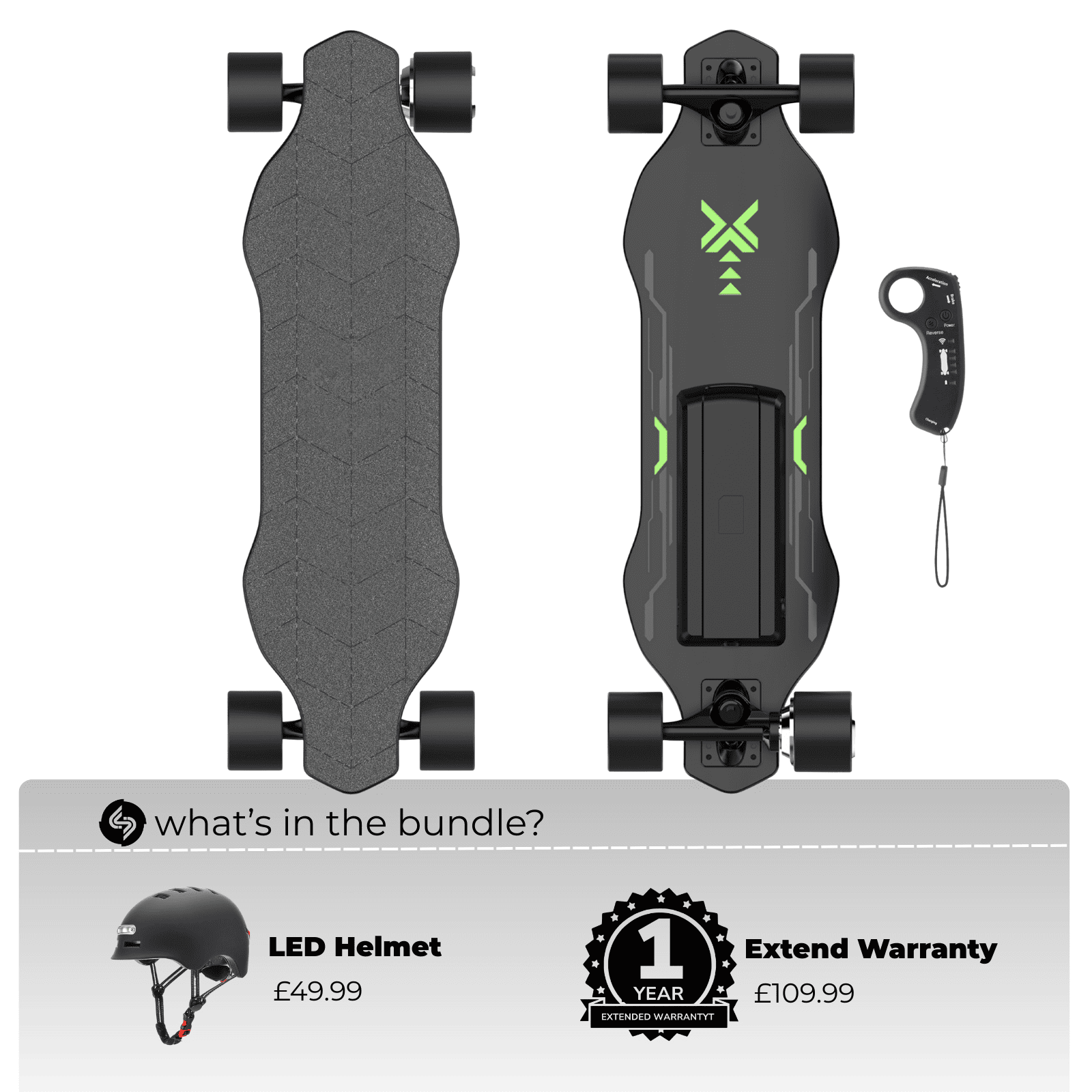 isinwheel® V6 Electric Skateboard with Remote Control