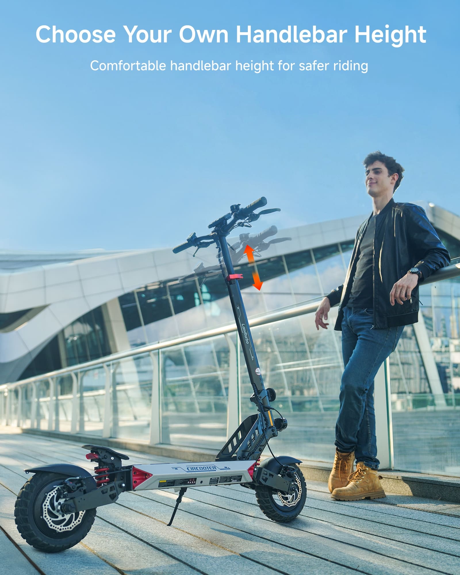 Landturbo Pro Off-Road Electric Scooter 1250W 32MPH