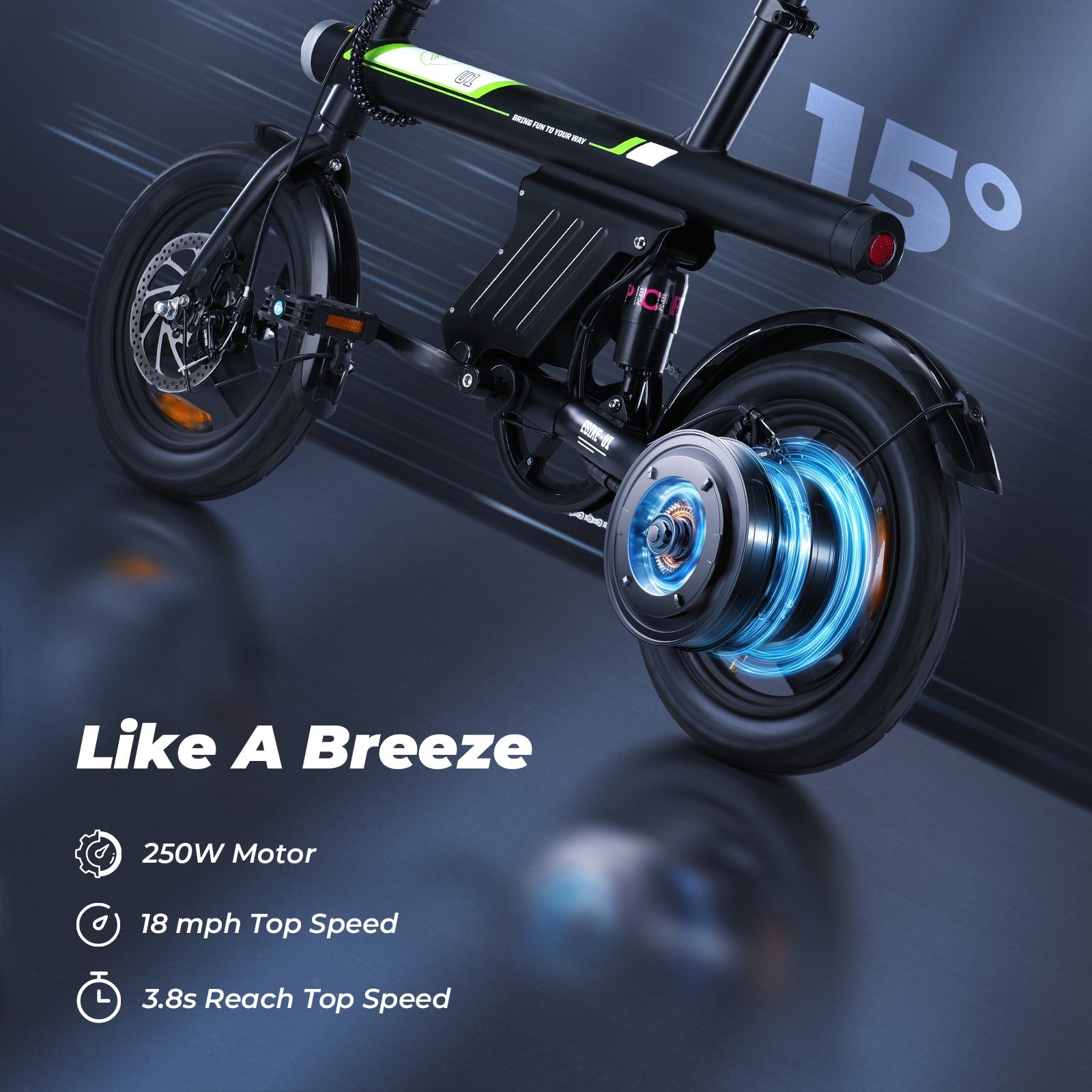 U1 Foldable / EB1S Non-Folding Electric Bike 500W