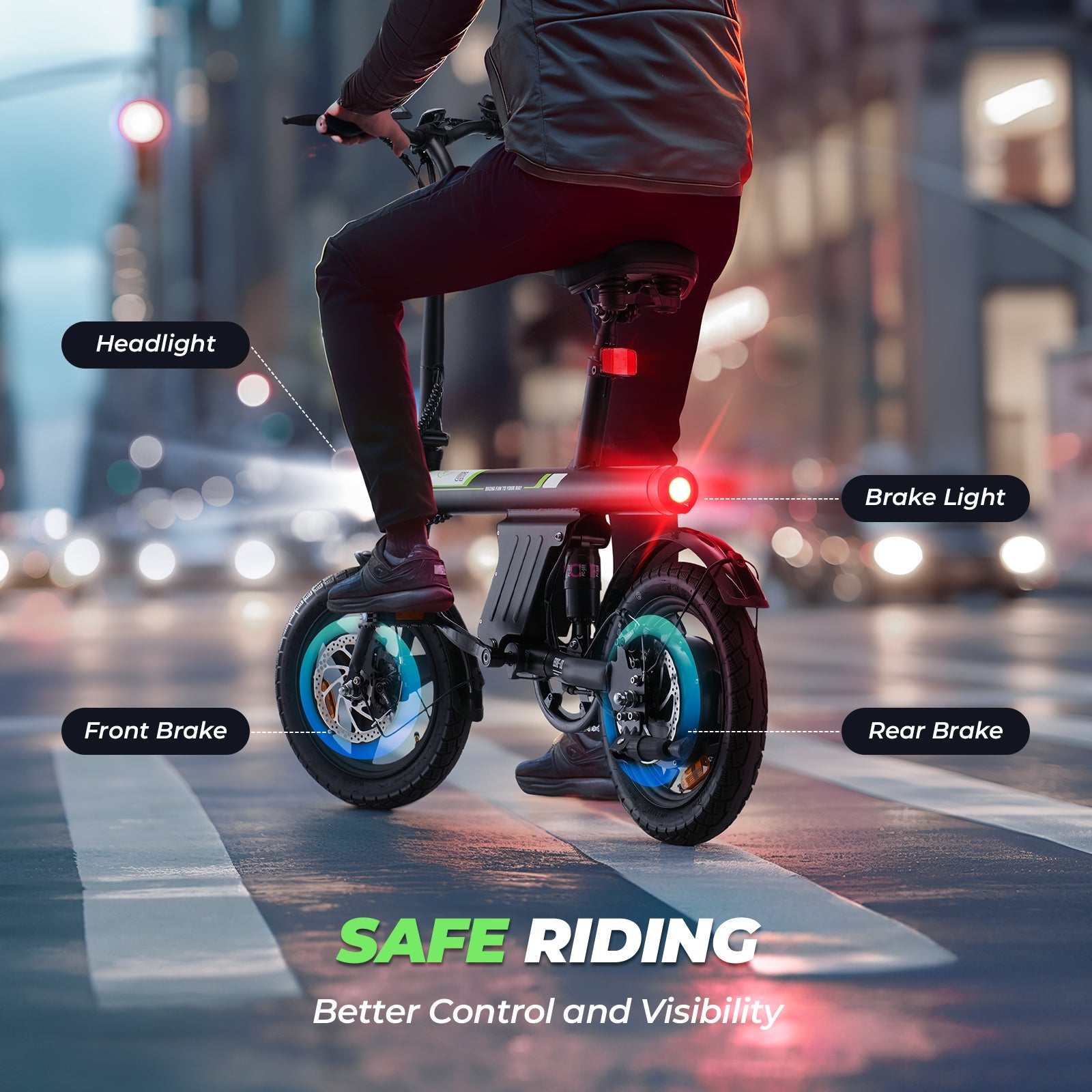 U1 Foldable / EB1S Non-Folding Electric Bike 500W