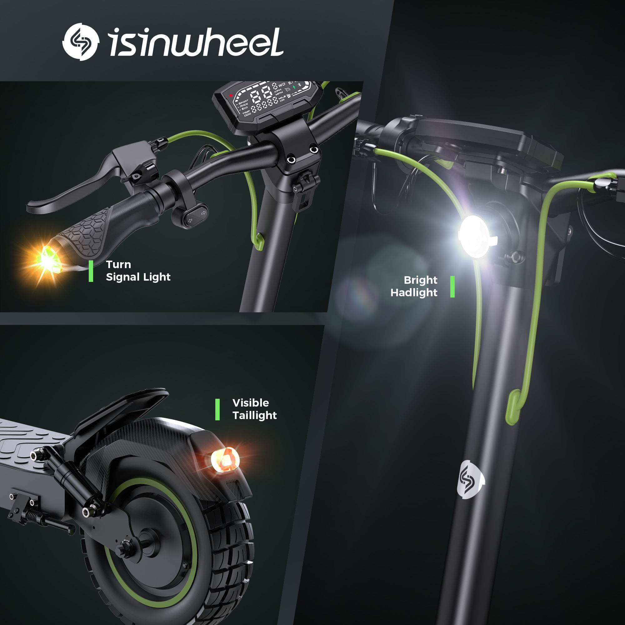 isinwheel® S10MAX SUV Electric Scooter