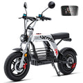 iScooter DX5Pro 2000W Electric Scooter with Seat & Large Basket - Moped Style