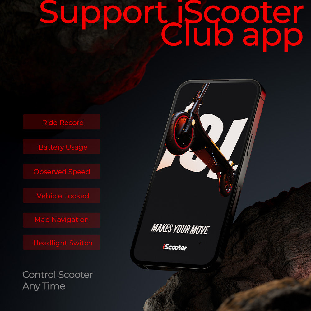 iScooter iX4/iX5 Off Road Electric Scooter with APP Control