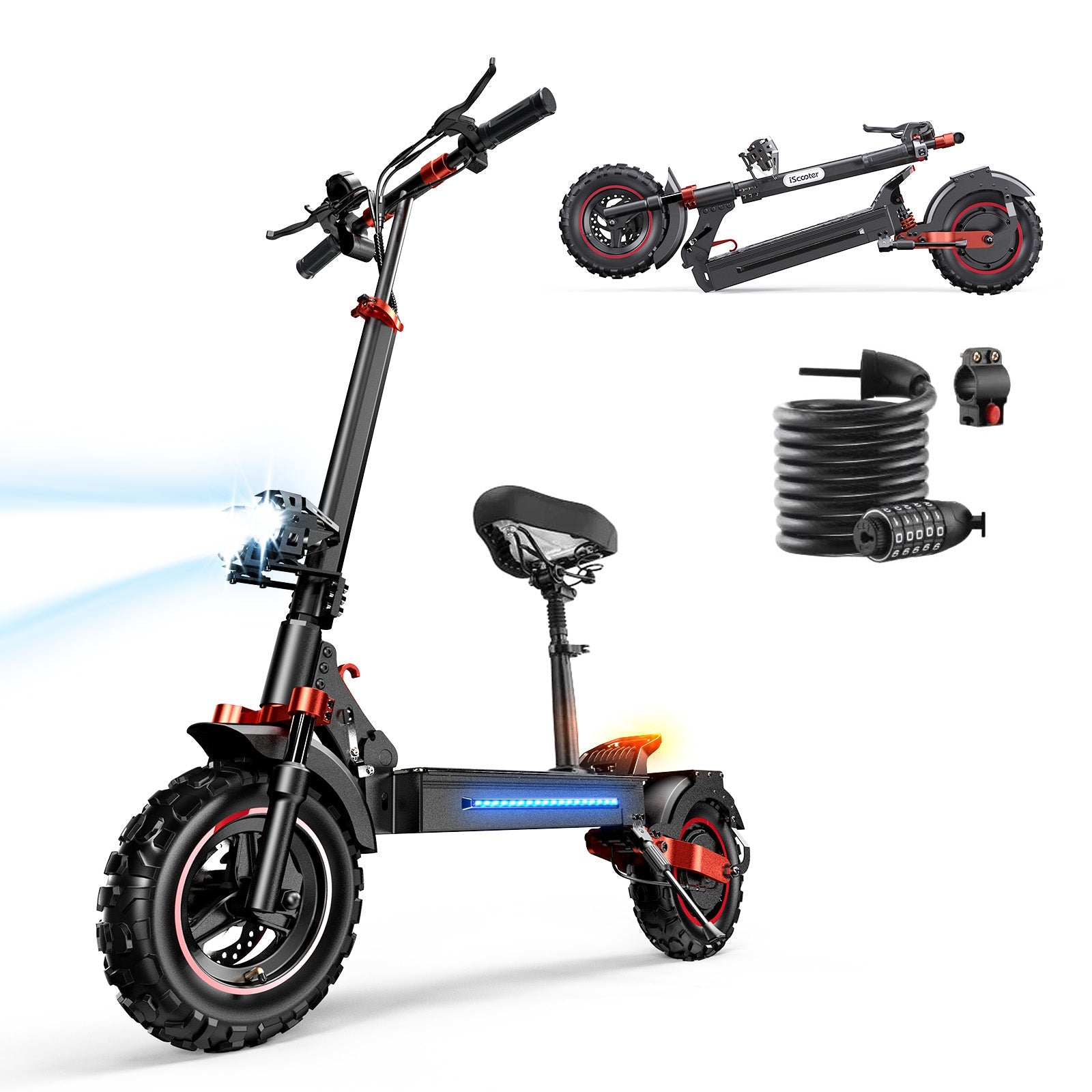iScooter iX5 / iX5S 1000W Off Road Electric Scooter