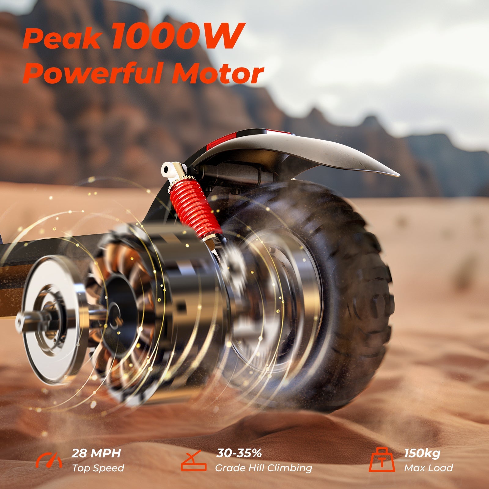 iScooter iX-Series 1000W Off Road Electric Scooter